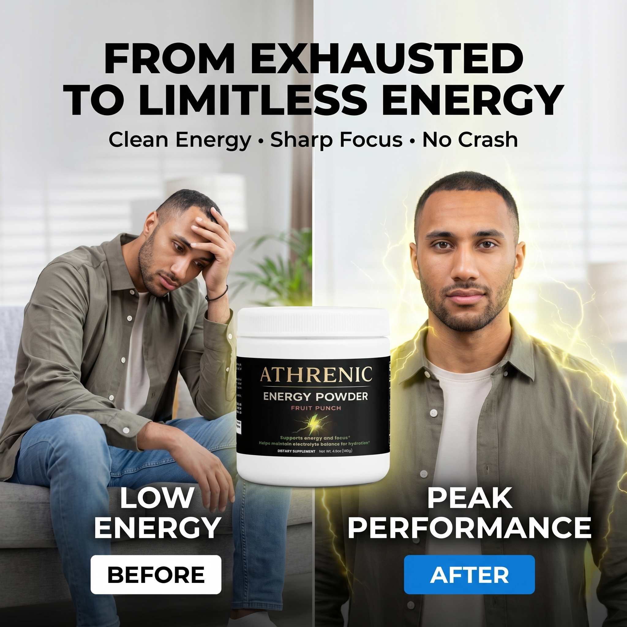 Athrenic Energy Powder Fruit Punch